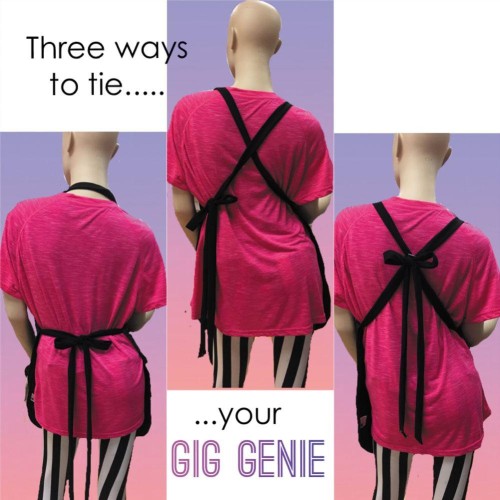 Gig Genie Face Painting Apron (Gig Genie Black Apron)
